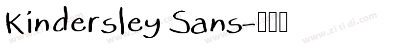 Kindersley Sans字体转换